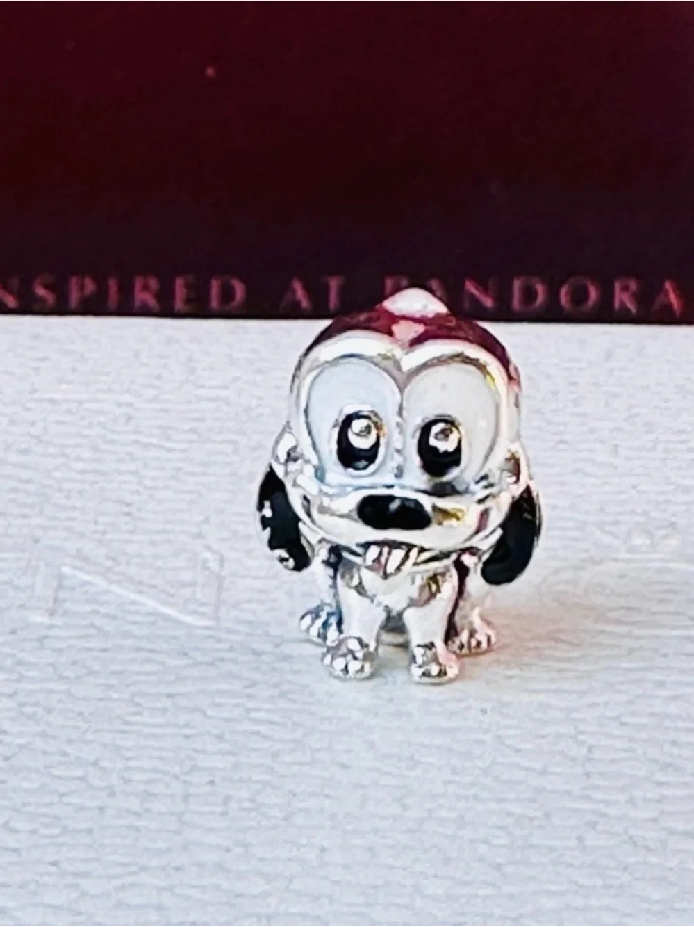 7 Pandora Silver Multicolor Enamel Pet Character Charm Set new with out tags